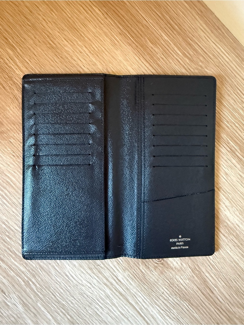 Louis Vuitton Black Long Card & Key Holder Organizer